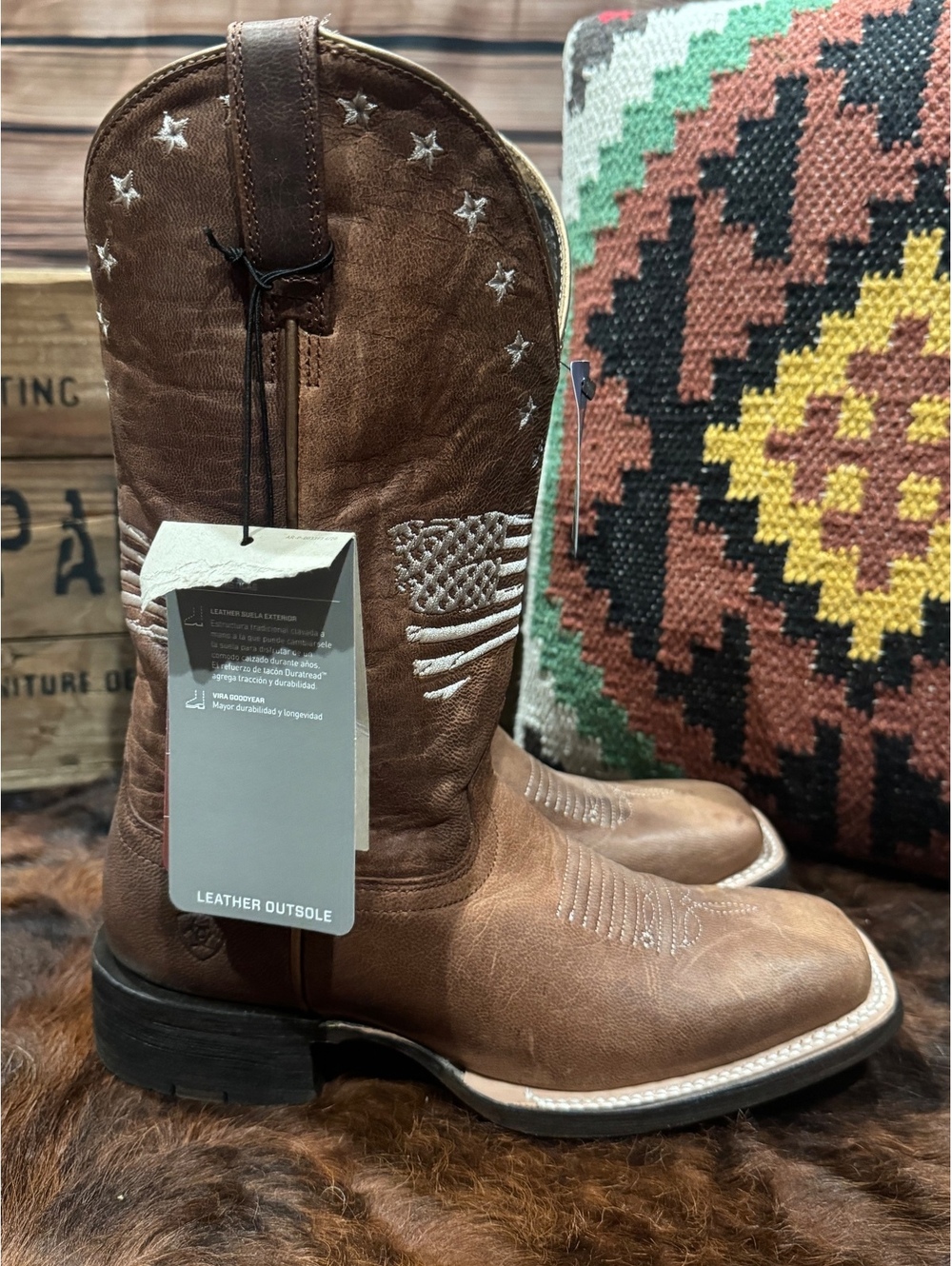 NEW Ariat Circuit Patriot Western Boots – Women’s 6.5B